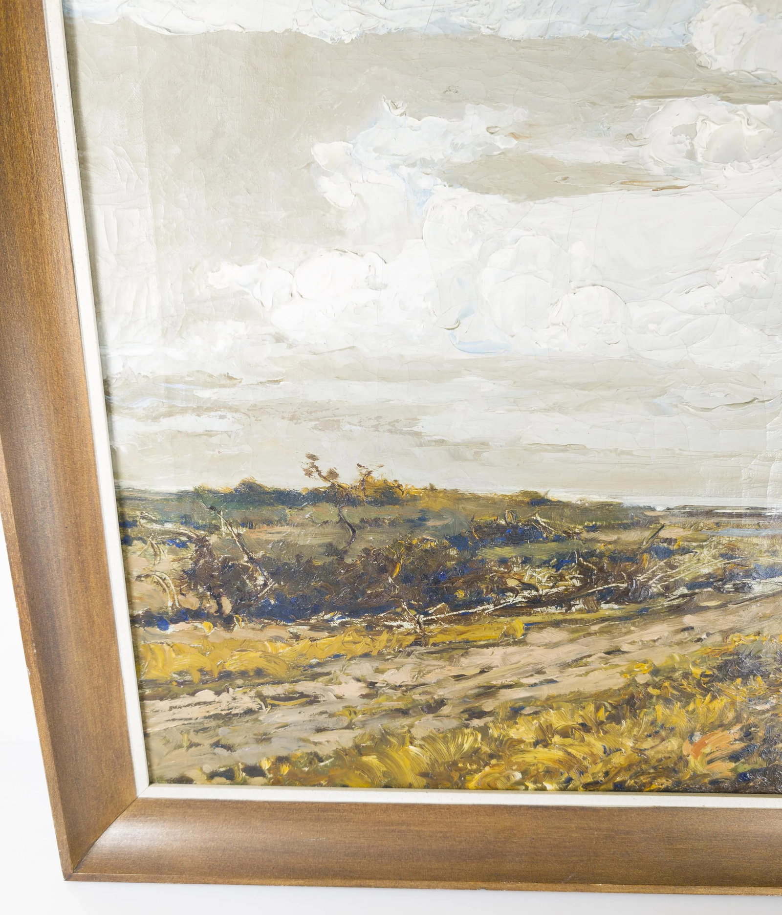 Early 20th Century English or American Coastal Dune Impressionist Landscape Painting - 7