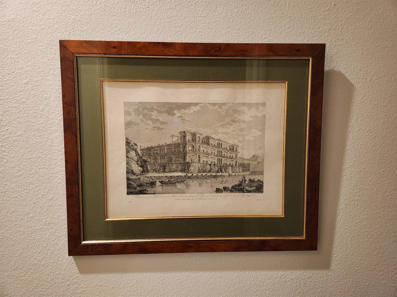 Antique Print of Naples, Italy - 8