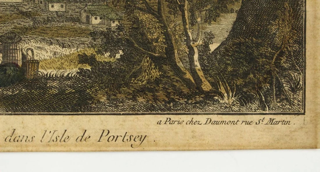 1760's Vue d'Optique Optical View of Portsmouth, Jean-Francois Daumont, Paris - 10
