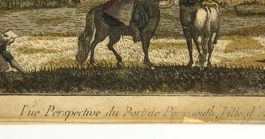 1760's Vue d'Optique Optical View of Portsmouth, Jean-Francois Daumont, Paris - 5