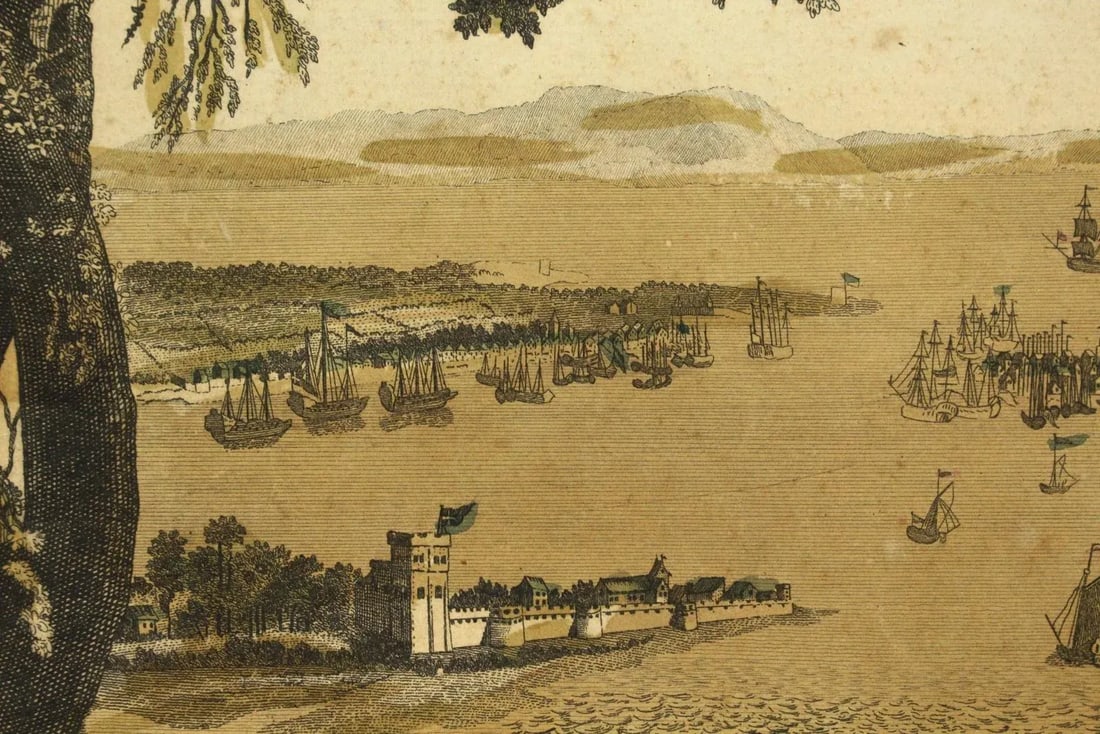 1760's Vue d'Optique Optical View of Portsmouth, Jean-Francois Daumont, Paris - 6