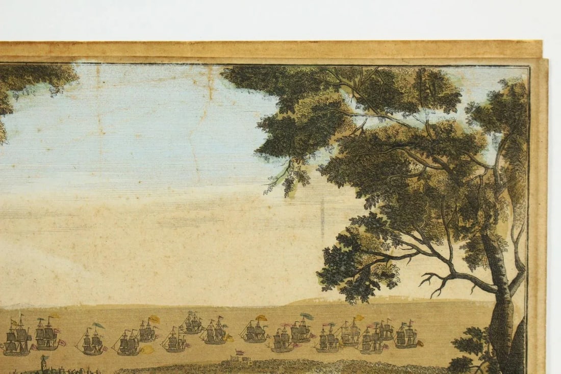 1760's Vue d'Optique Optical View of Portsmouth, Jean-Francois Daumont, Paris - 8