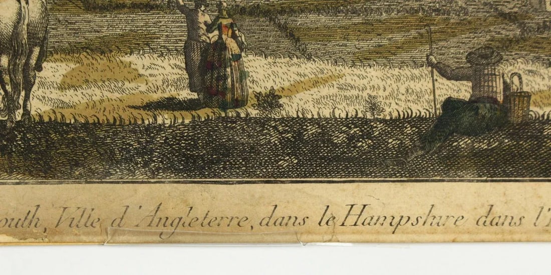 1760's Vue d'Optique Optical View of Portsmouth, Jean-Francois Daumont, Paris - 9