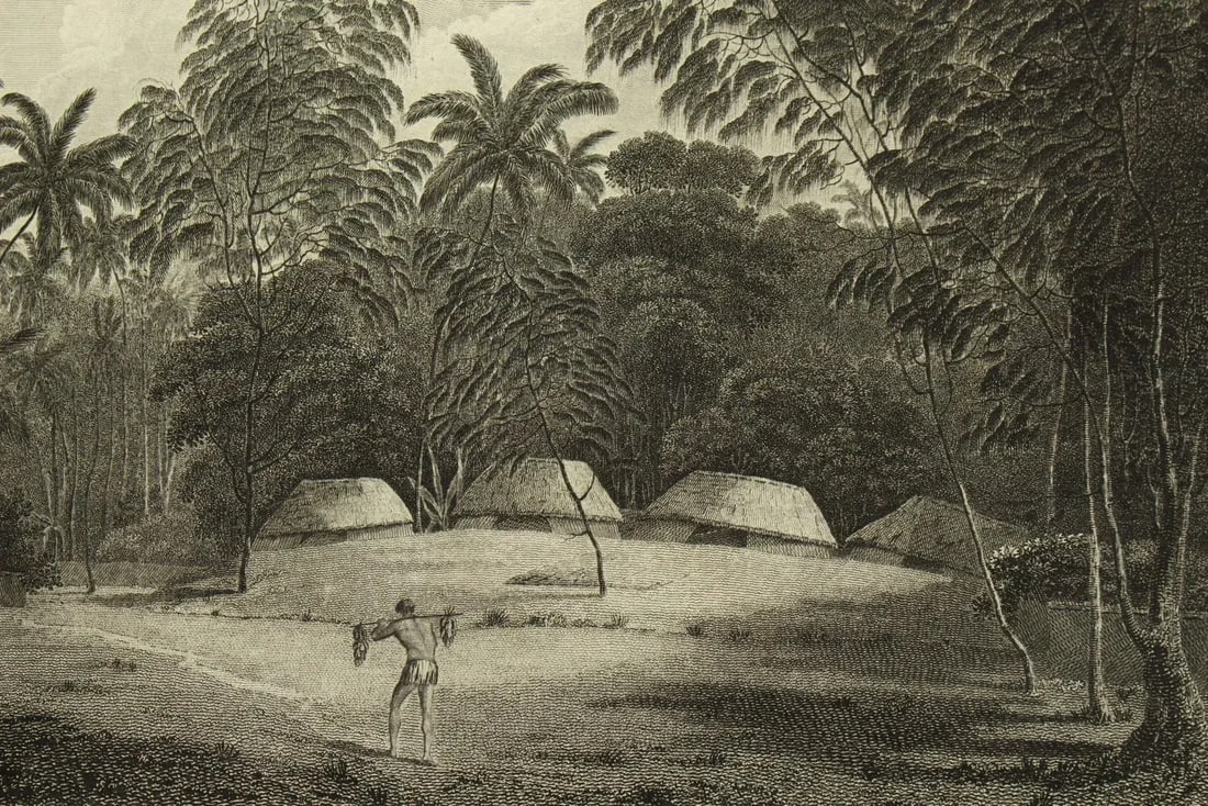 1784 James Cook & J. Webber Original Engraving - 4