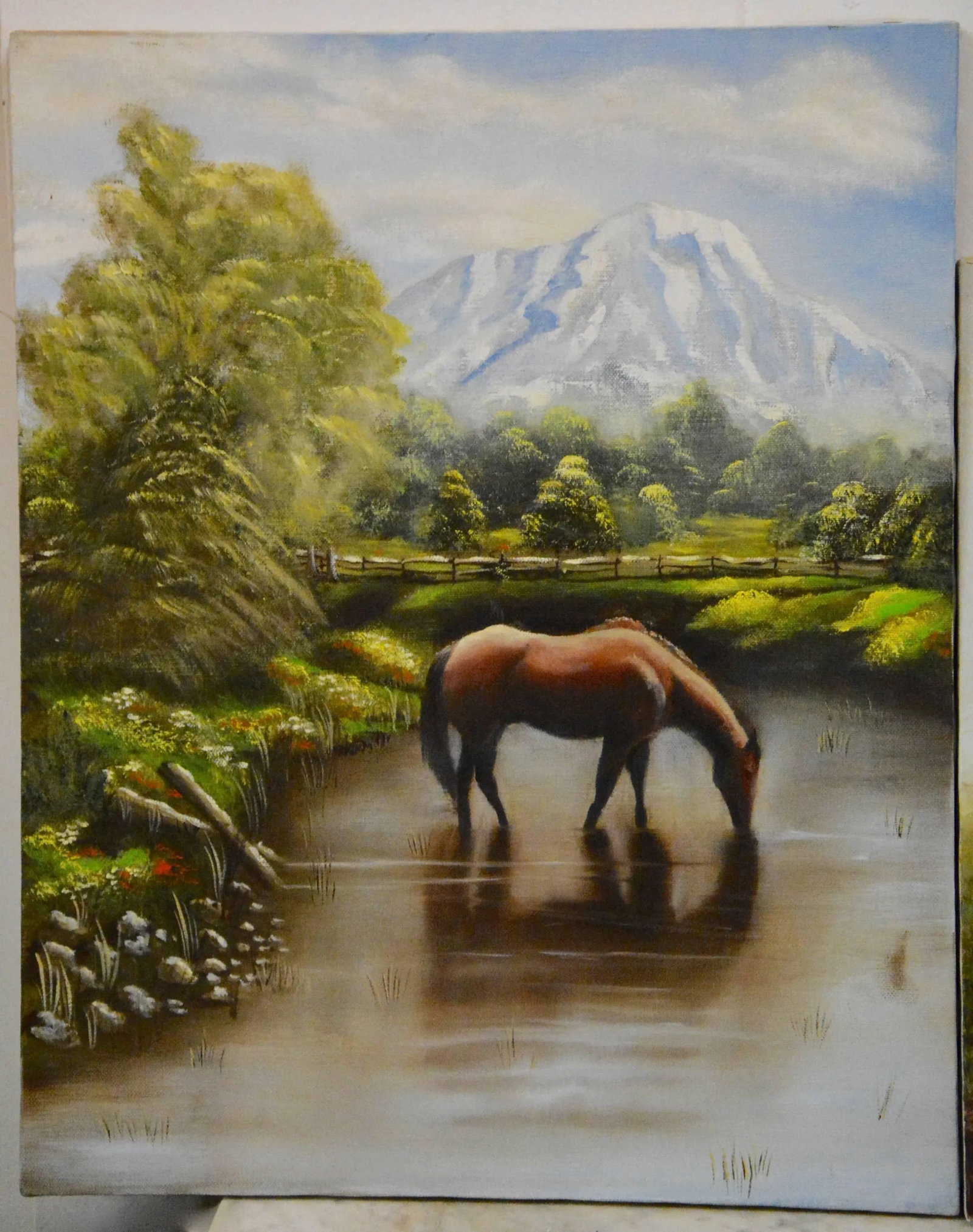 Pair of Nora Alleda Hirano Landscape Paintings - 3