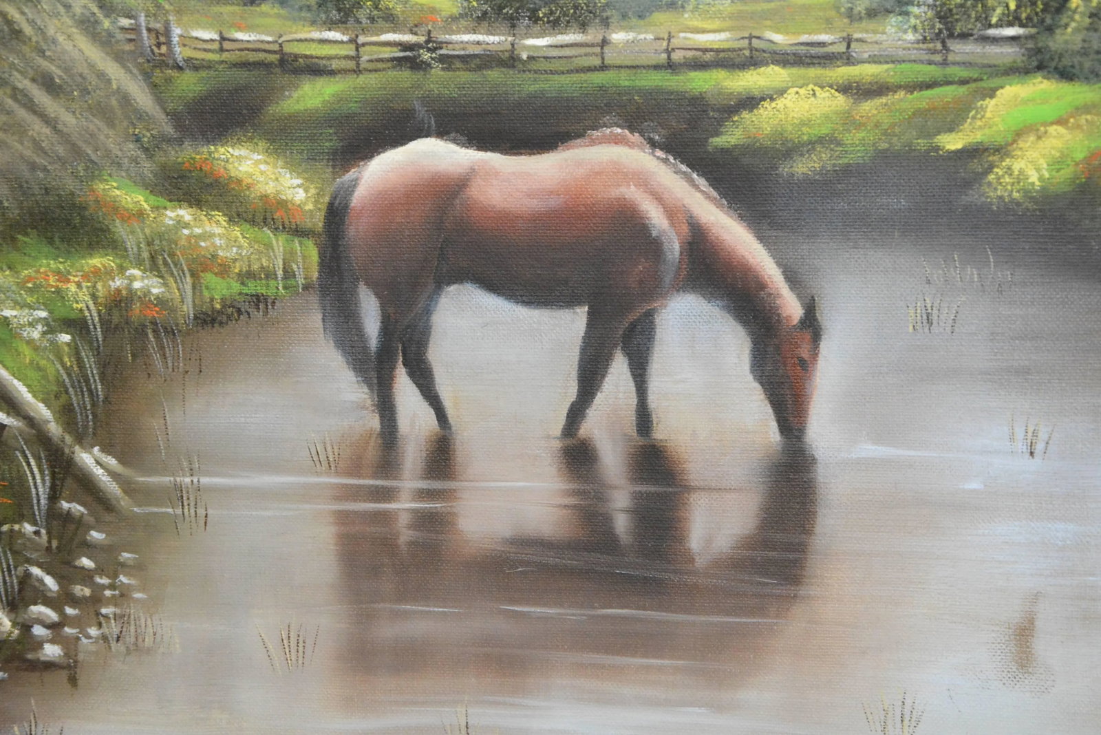 Pair of Nora Alleda Hirano Landscape Paintings - 4