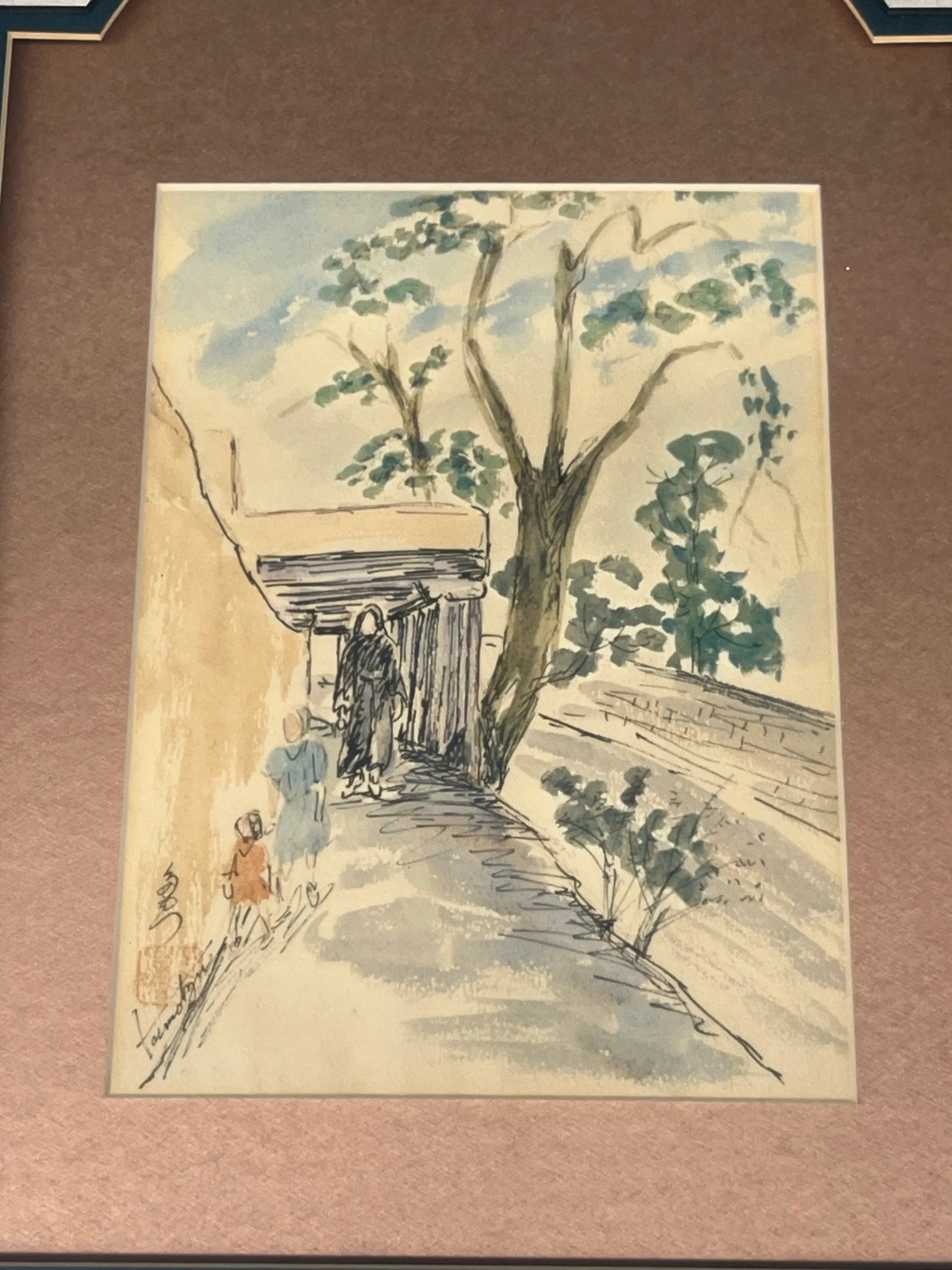 Late 20th Century Abstract Landscape Watercolor Painting - 2