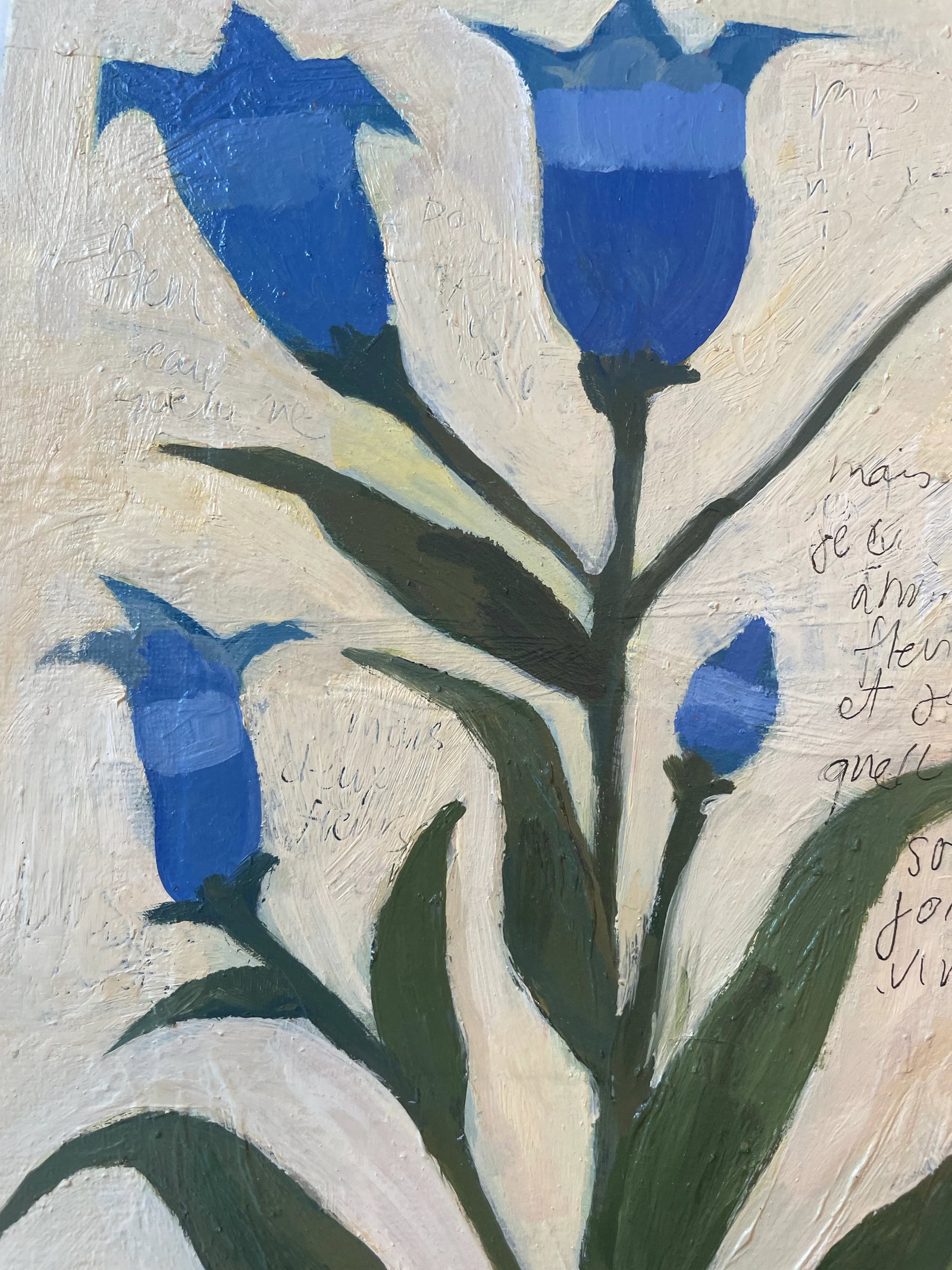Original Botanical Floral Oil Painting "Etude Botanique #14" by Michele Zuzalek - 4