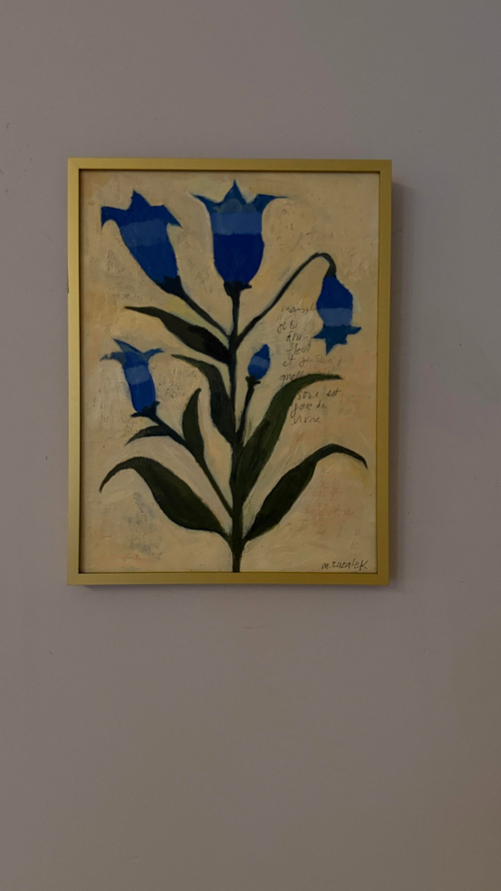 Original Botanical Floral Oil Painting "Etude Botanique #14" by Michele Zuzalek - 7