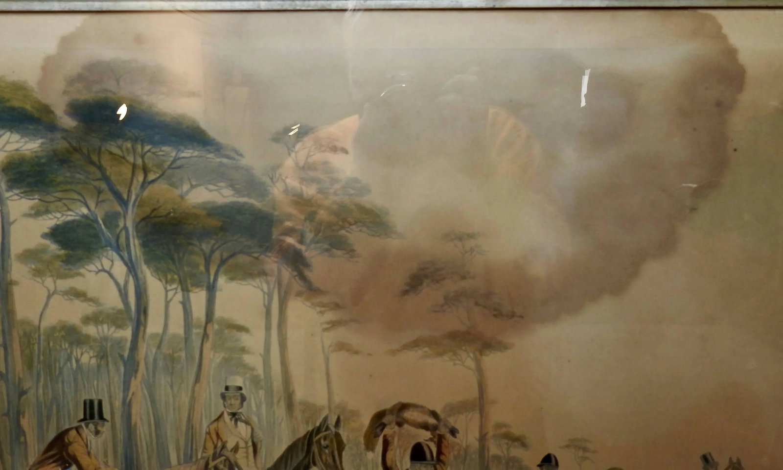 Fox Hunting "The Death" Lithograph by Artist J. F. Herring - 5