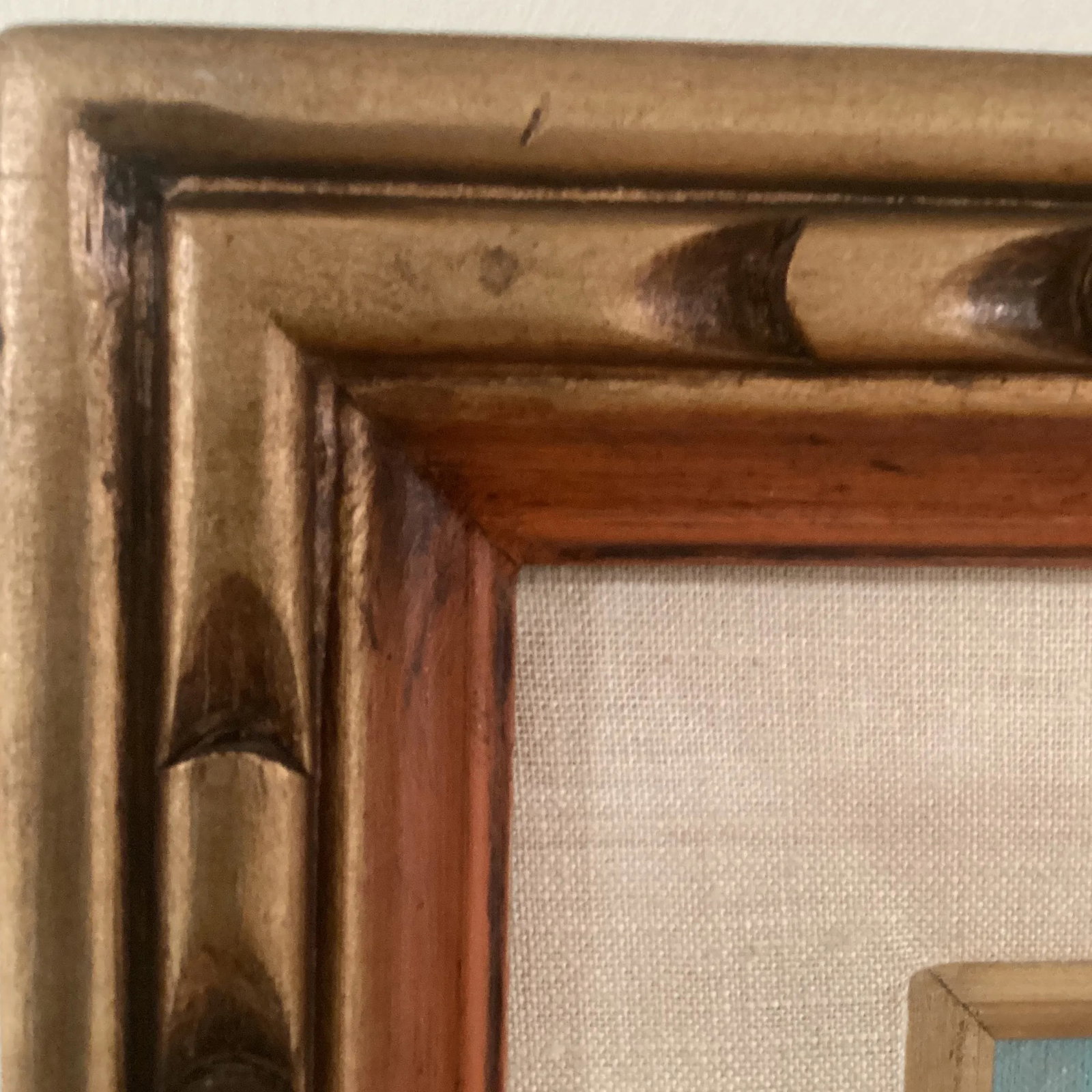 Vintage Framed Original Oil Painting of Boats in the Harbor Signed by Artist Circa 1975 - 5