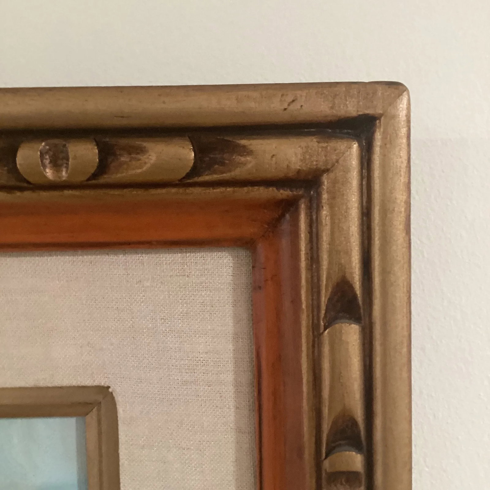 Vintage Framed Original Oil Painting of Boats in the Harbor Signed by Artist Circa 1975 - 6