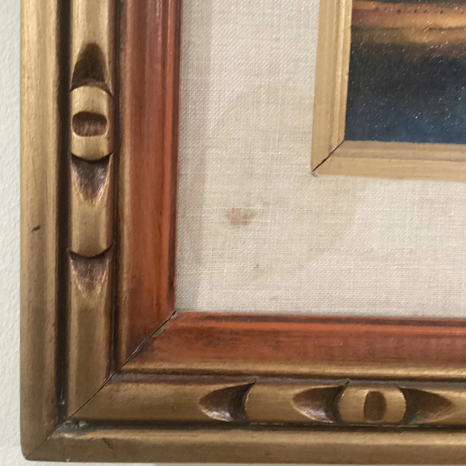 Vintage Framed Original Oil Painting of Boats in the Harbor Signed by Artist Circa 1975 - 8