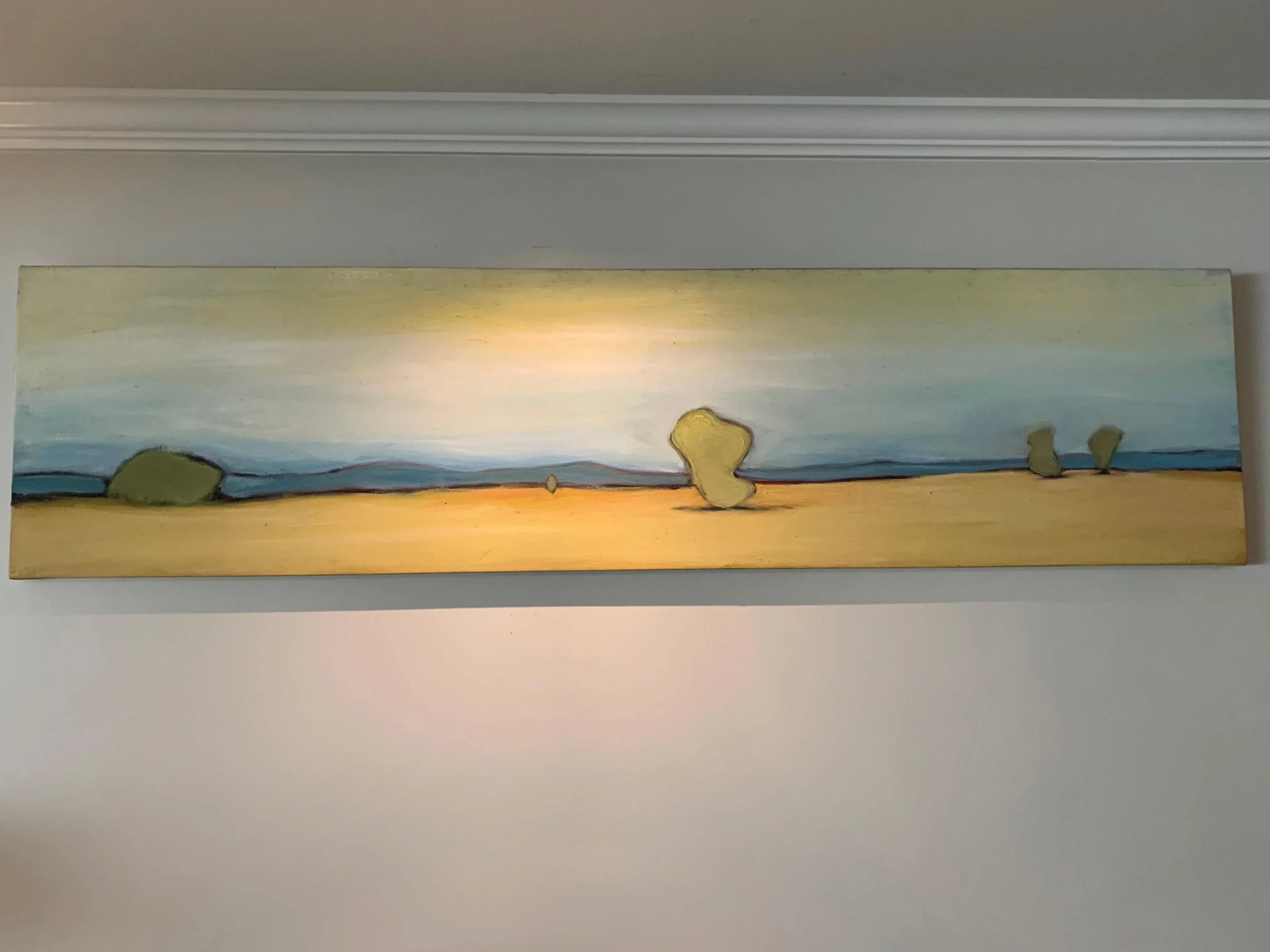 Abstract Oil on Canvas - Desert Landscape, "New Mexico Ii" - 2