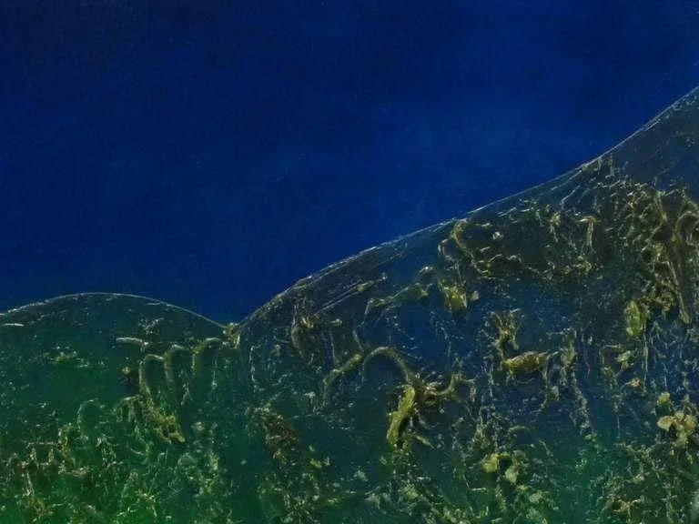 "Visions of Another World Iv" Painting on Fiberglass by David Lach - 4