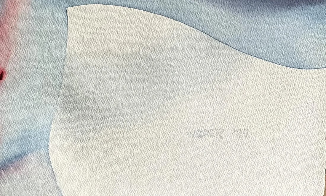 "Pastoral Cloudscape Series, No. 001" Original Abstract Painting - 2