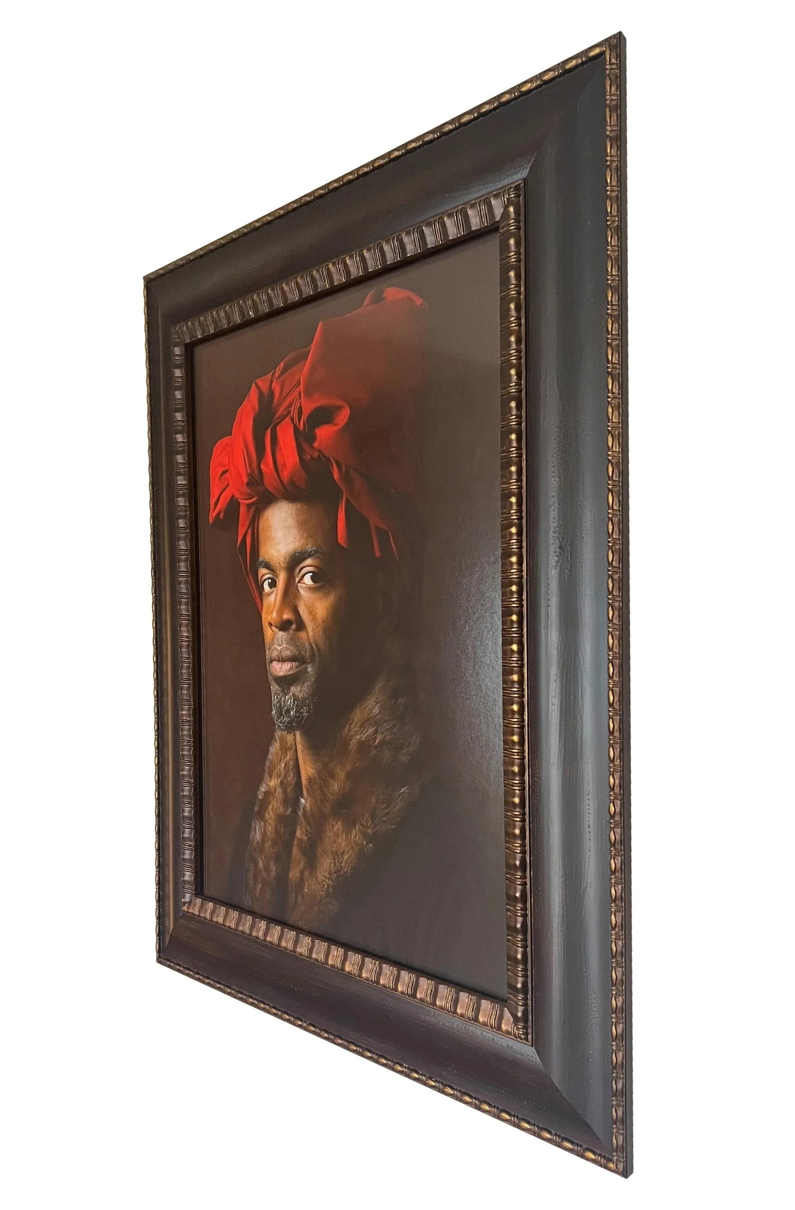 Ode to Van Eyck Self Portrait Photograph by E2 Elizabeth Kleinveld and Epaul Julien - 3