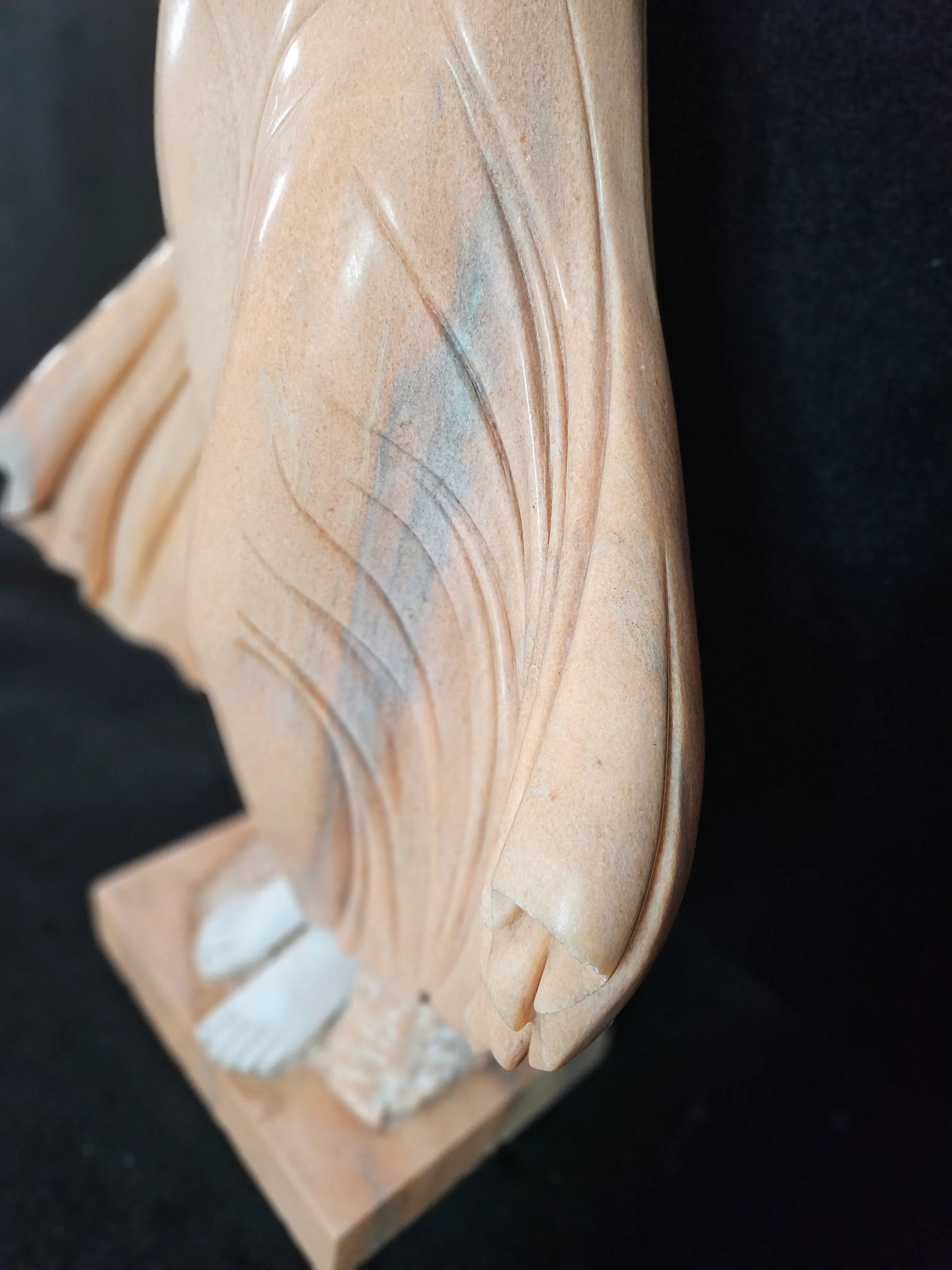1970s Marble Woman Sculpture - 10