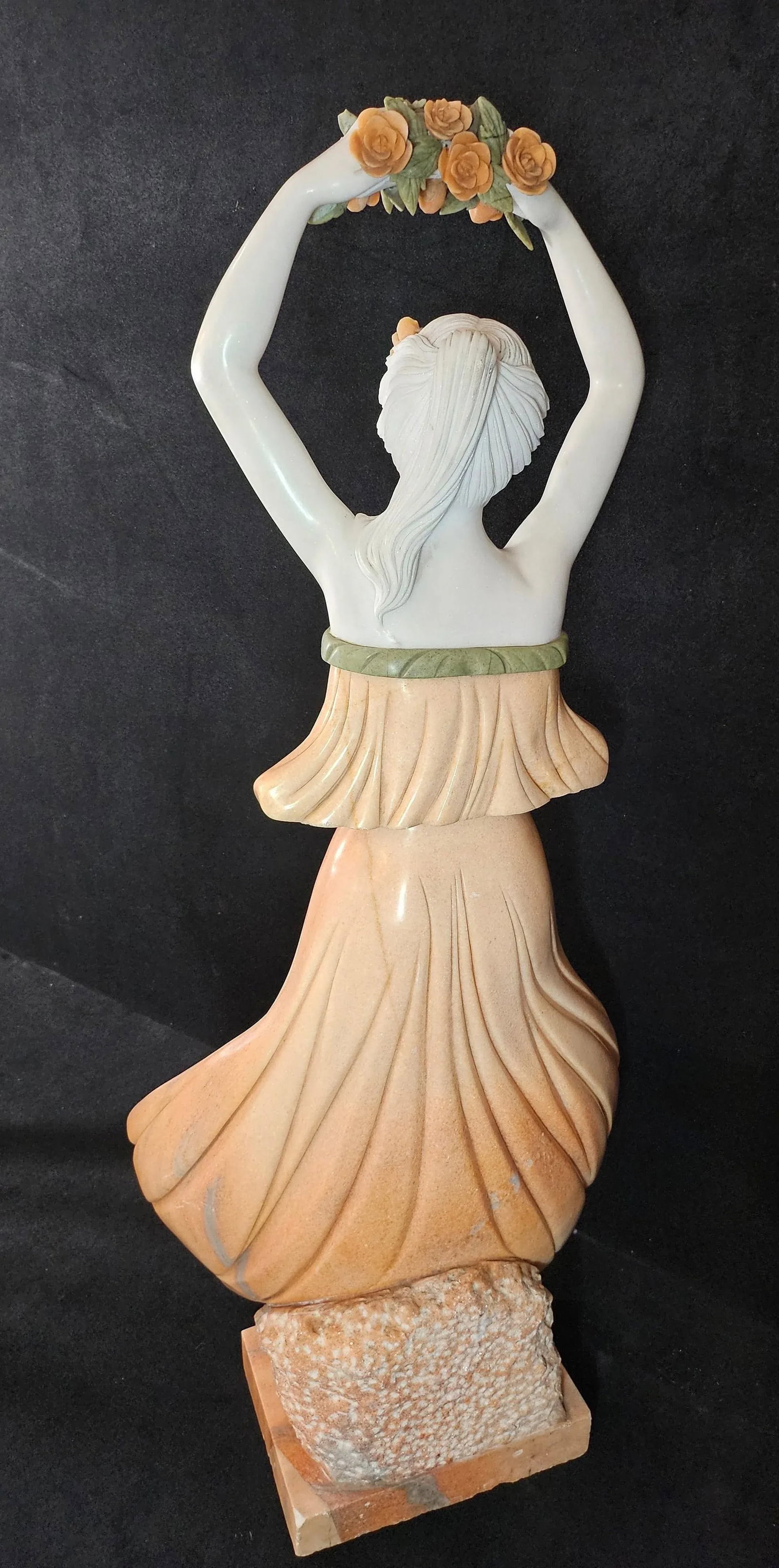 1970s Marble Woman Sculpture - 9
