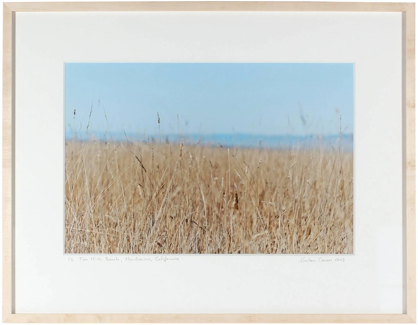 Gaetan Caron "Ten Mile Beach" Mendocino, California Landscape Photograph, 2013 - 2
