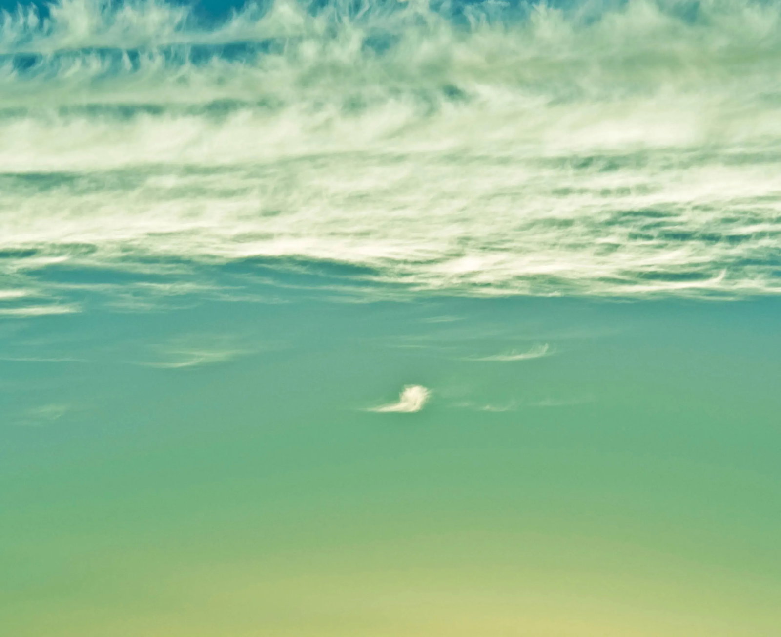 Gaetan Caron "Ethereal Green" Mendocino, Ca Clouds, Color Photograph, 2016 2016 - 5