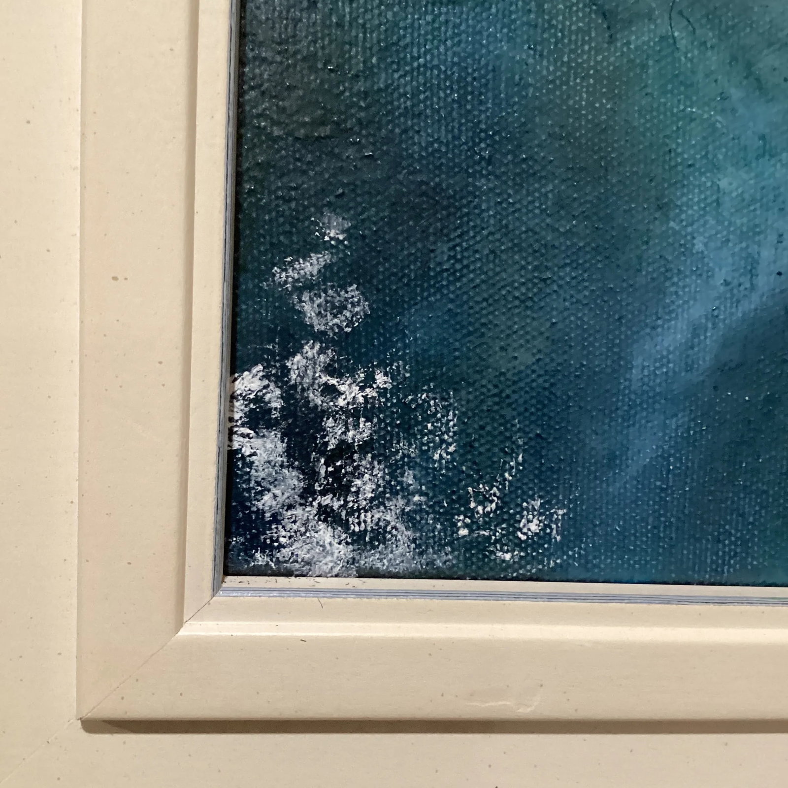 Late 20th Century Seascape "Dolphine'"an Original Oil Painting on Canvas With Artist Marks, Framed - 11