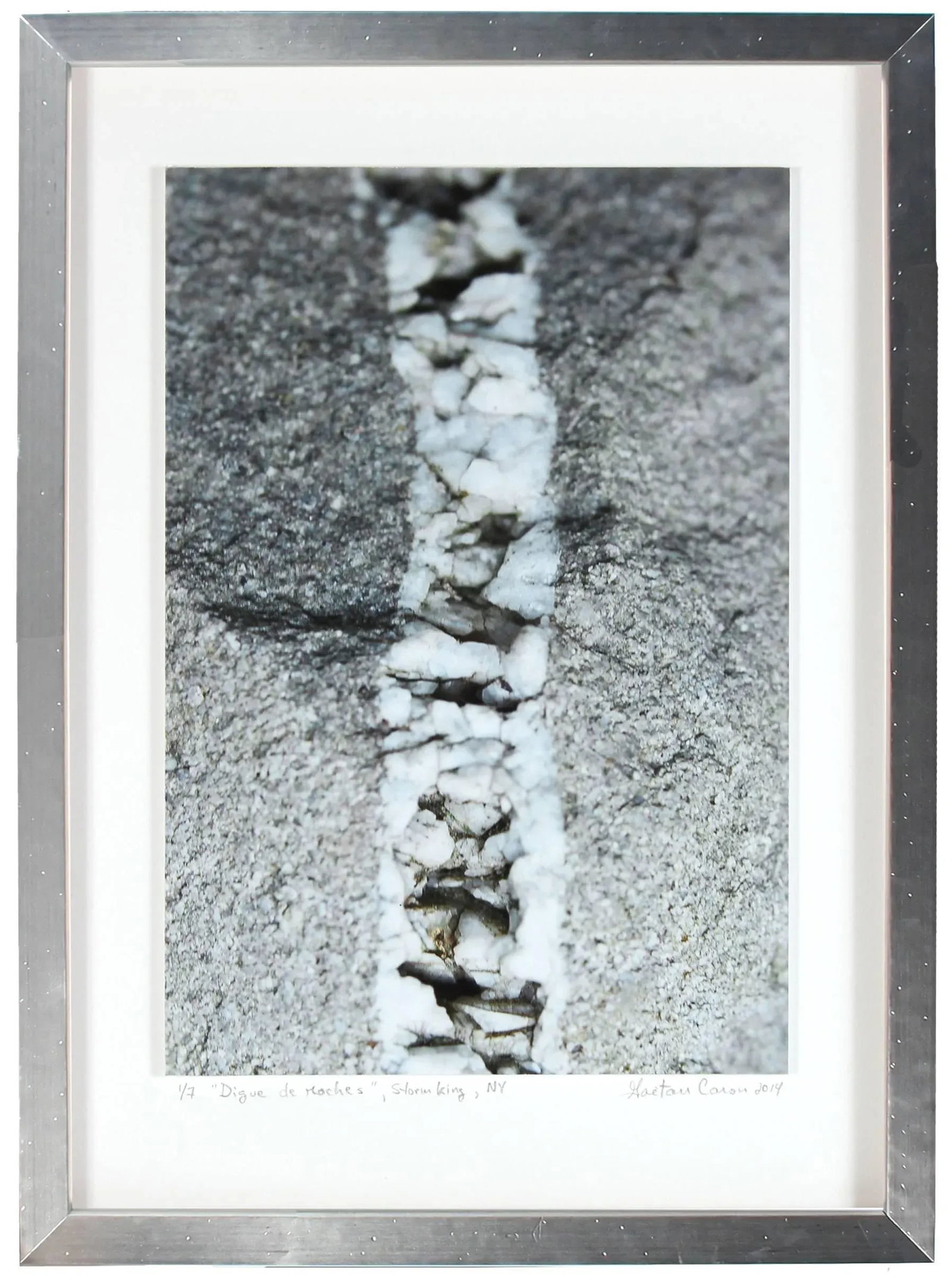 Gaetan Caron "Digue De Roches", Abstract Photograph, Storm King, New York, 2014 2014 - 3