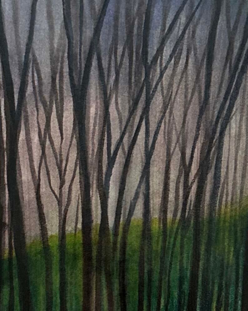 "Spring" Contemporary Painting, Framed - 2