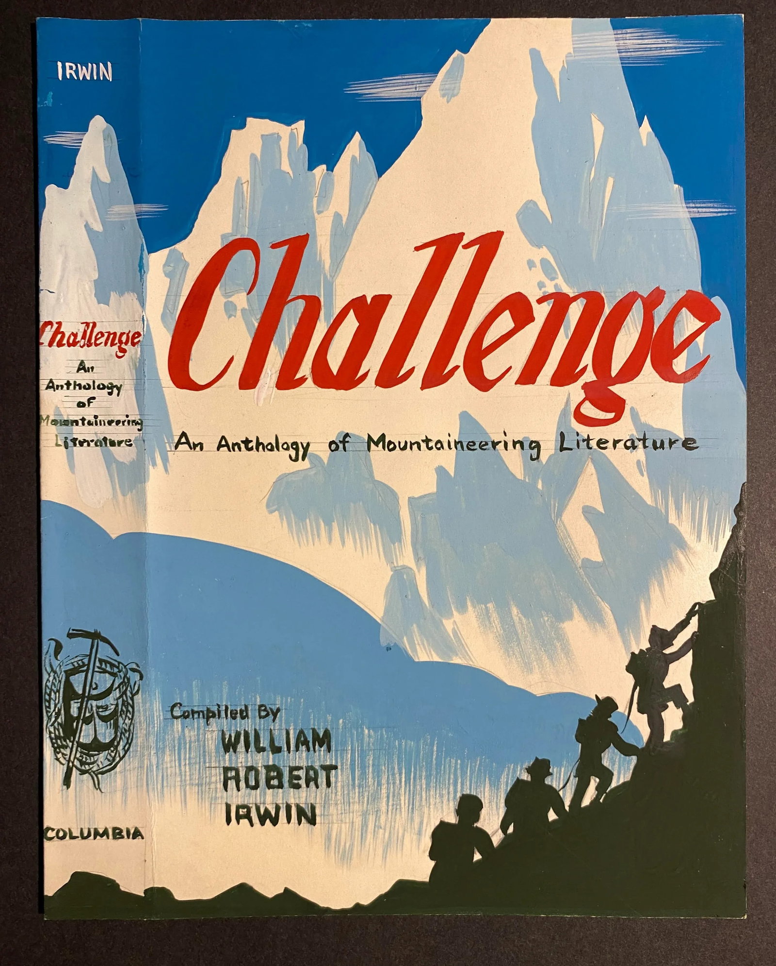 1940s Book Jacket Illustration Mountaineering Anthology - 4