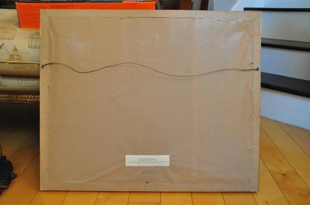Original Color Lithograph of Painting by Swiss Artist Otto Baumberger - 7