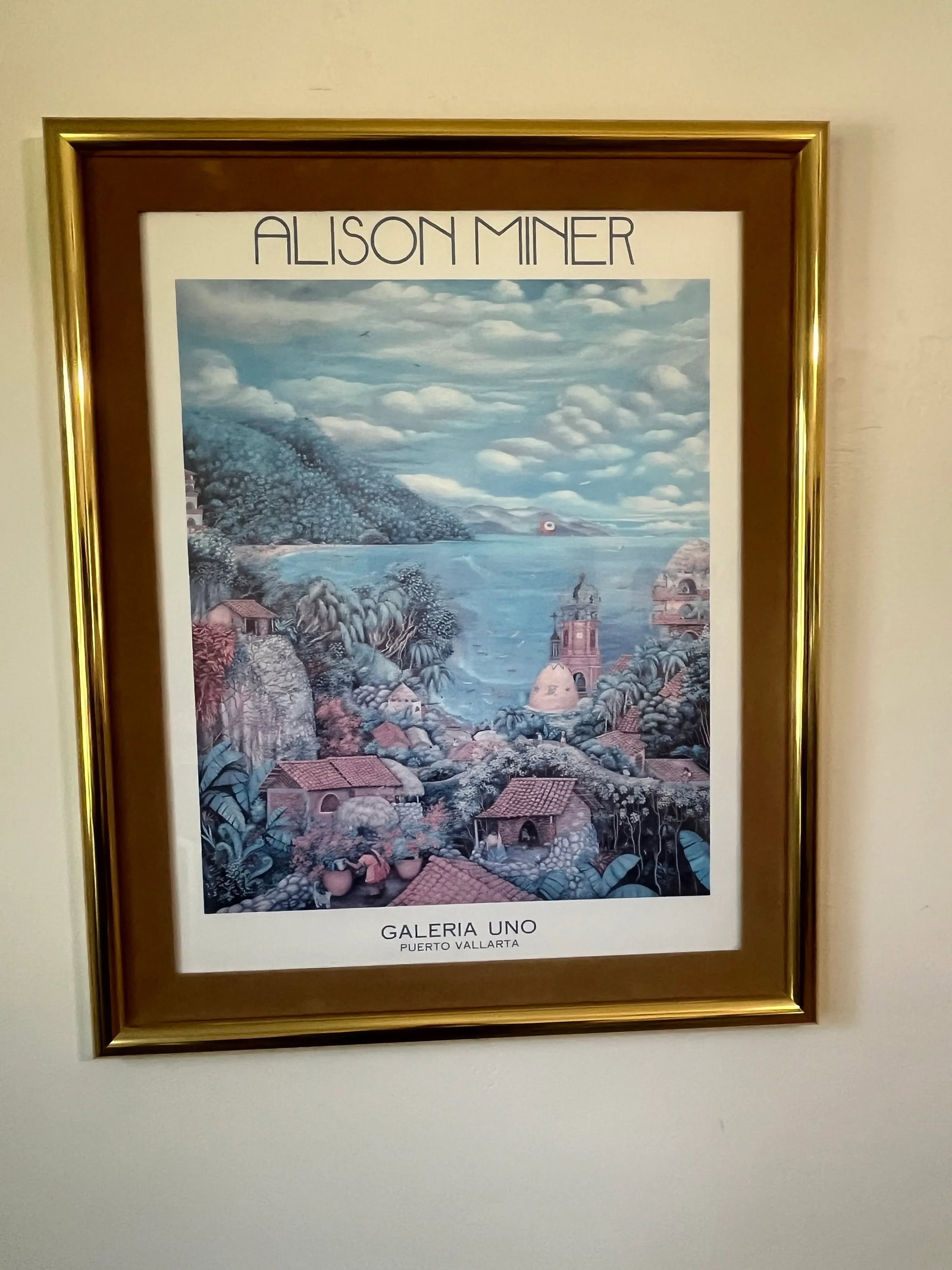 1990s Vintage Alison Minor Serigraph Art Print, Framed - 5