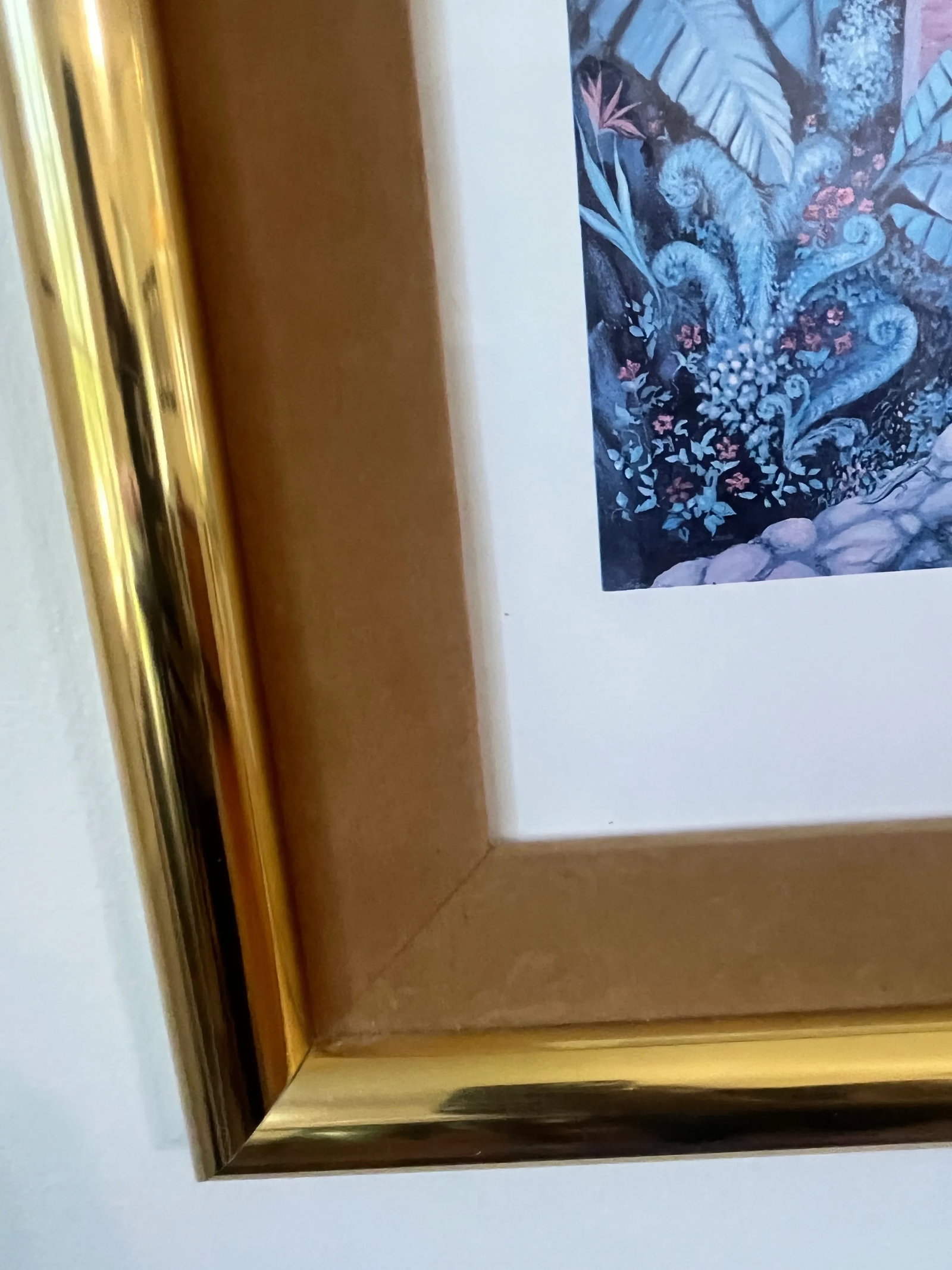 1990s Vintage Alison Minor Serigraph Art Print, Framed - 7