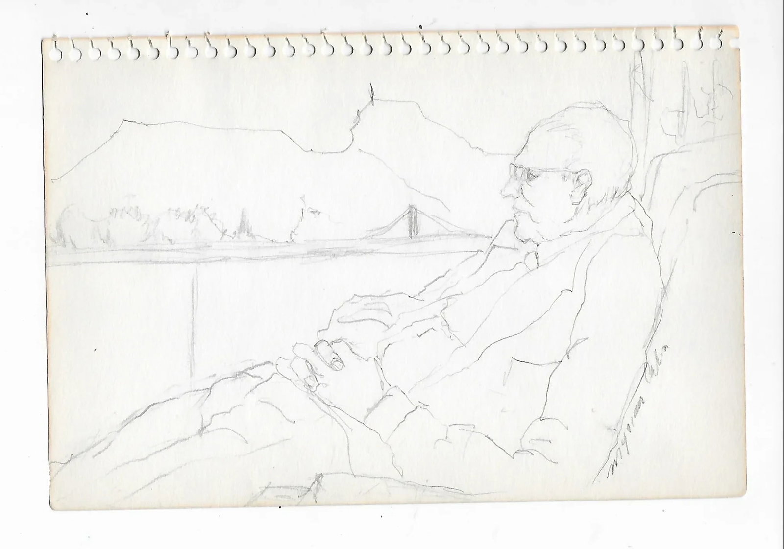 Myriam Cahn Figure Drawing in a Landscape - 2