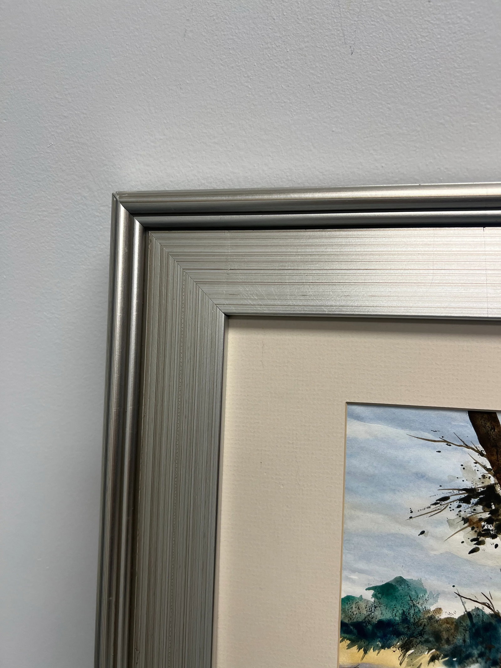 1980s Original Charles Sharpe Watercolor Painting, Framed - 7