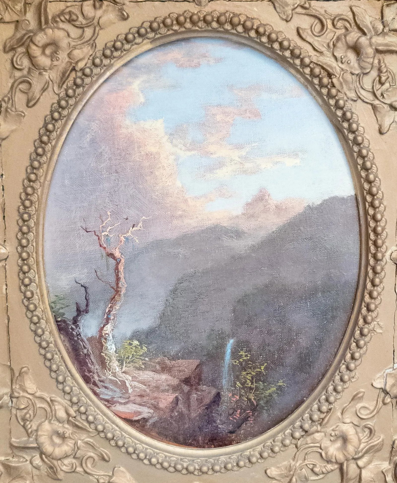 19th Century American Hudson River School Landscape Painting, Unsigned - 2