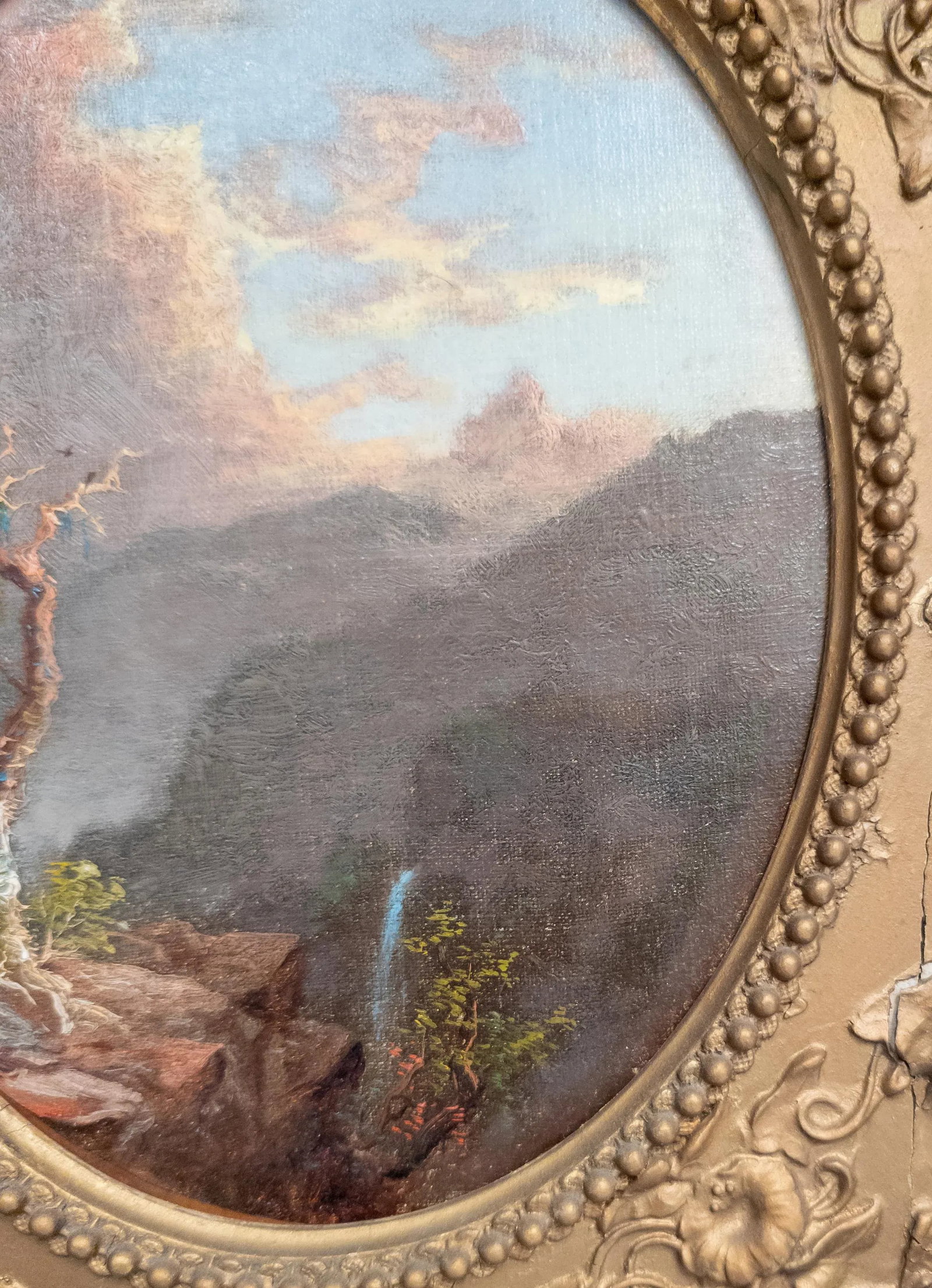 19th Century American Hudson River School Landscape Painting, Unsigned - 9