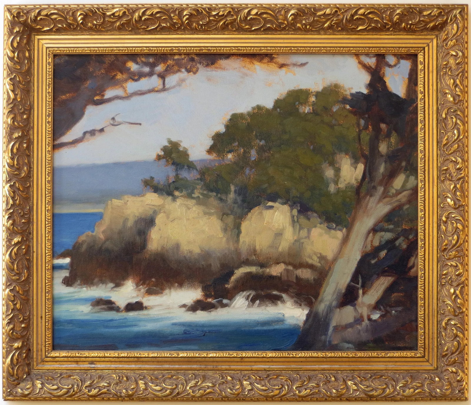 Point Lobos, California Brian Blood Plein Air Oil Painting - 2
