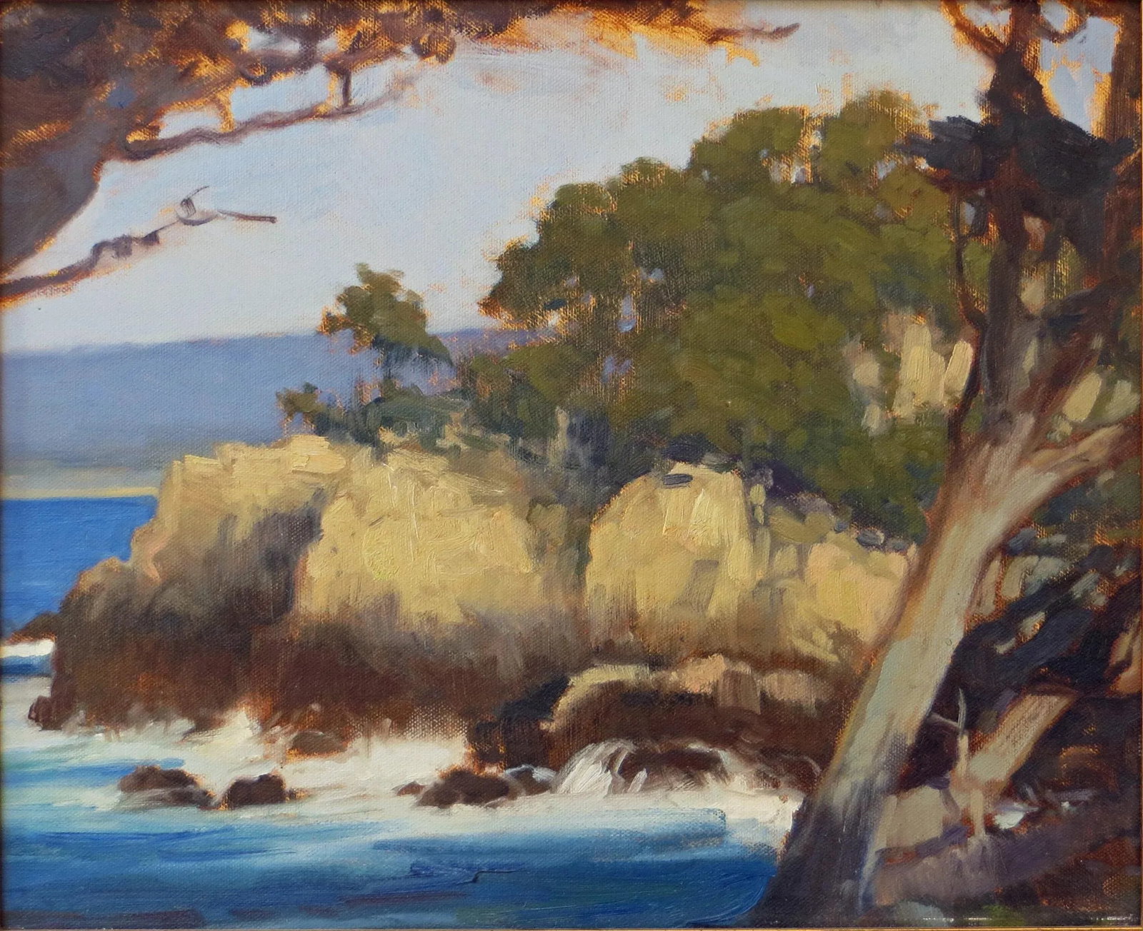 Point Lobos, California Brian Blood Plein Air Oil Painting - 5