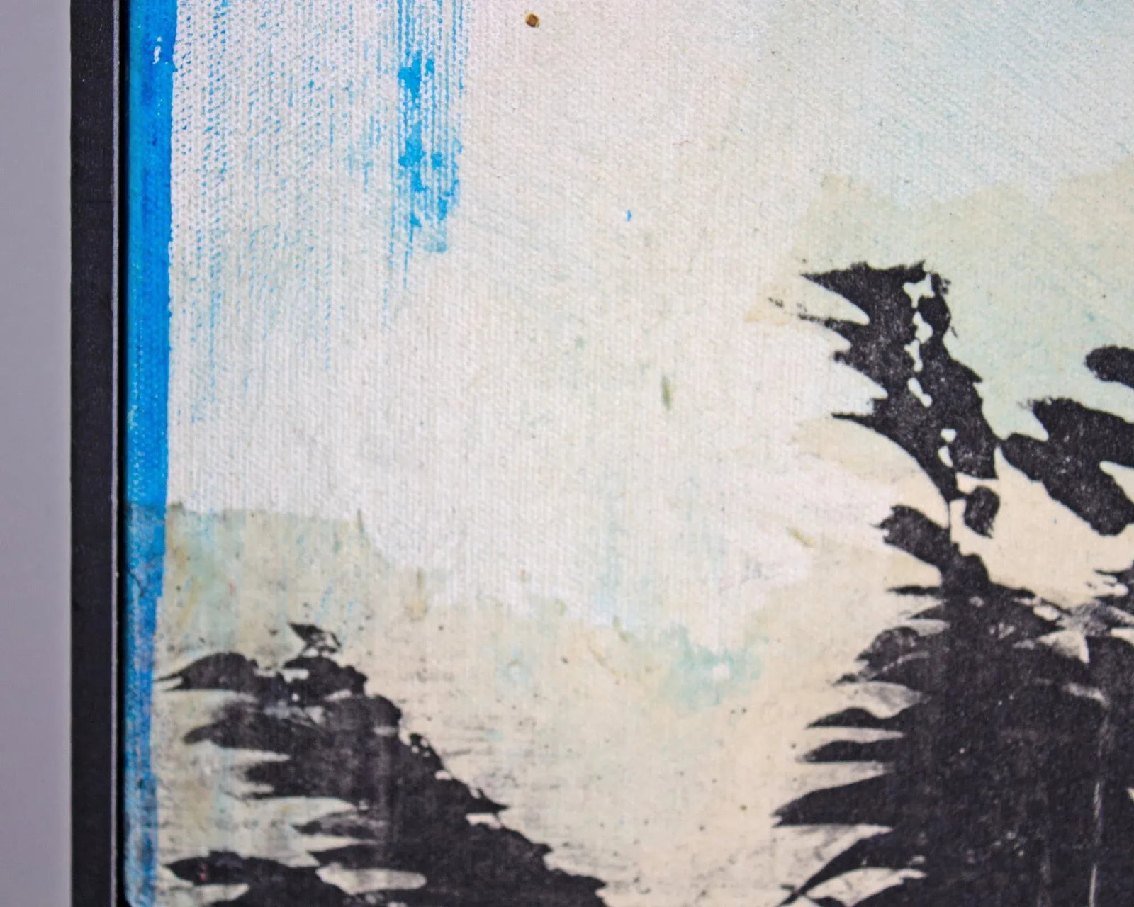 1999 Abstract Mixed Media Painting and Collage on Canvas by Anthony Louis Popcheff - 3