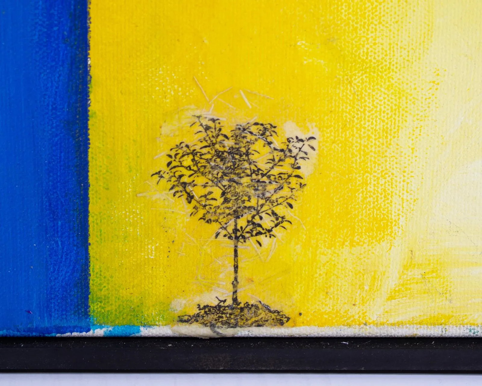 1999 Abstract Mixed Media Painting and Collage on Canvas by Anthony Louis Popcheff - 6