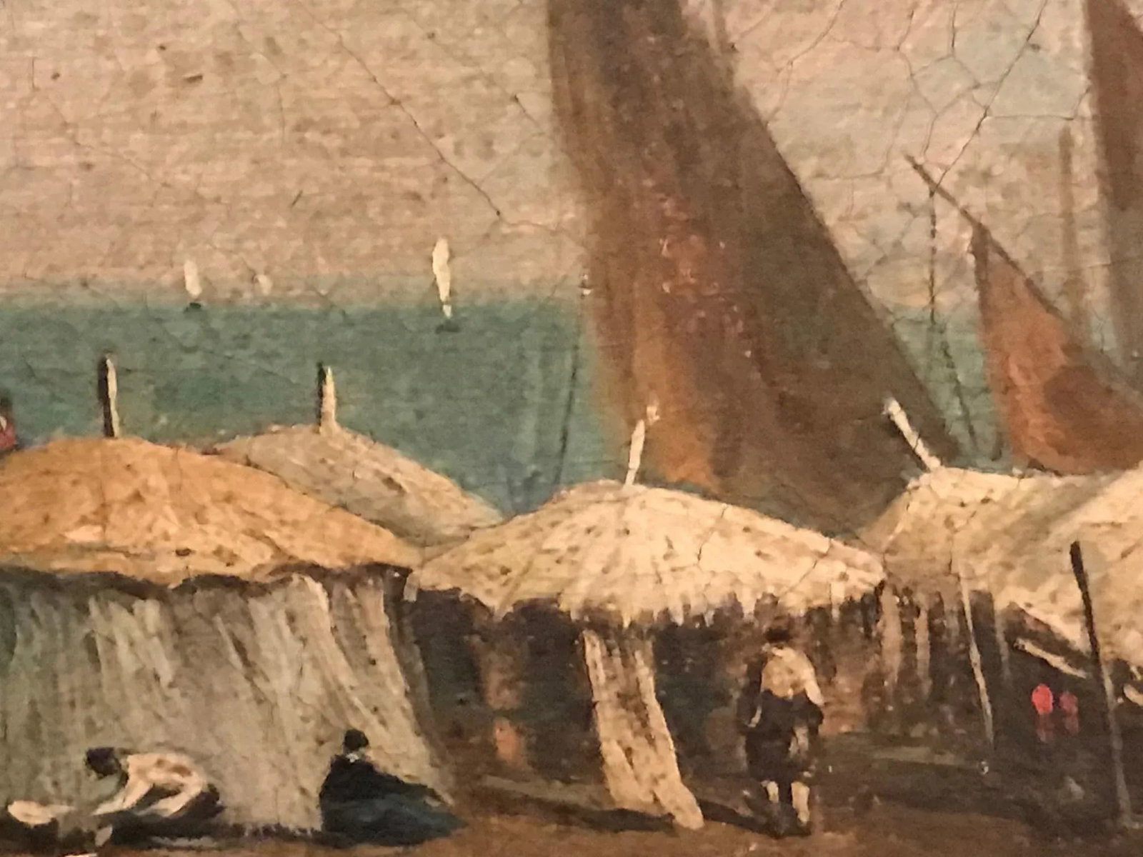 18th Century Giacomo Guardi Old Master Painting of Venetian Lagoon - 12