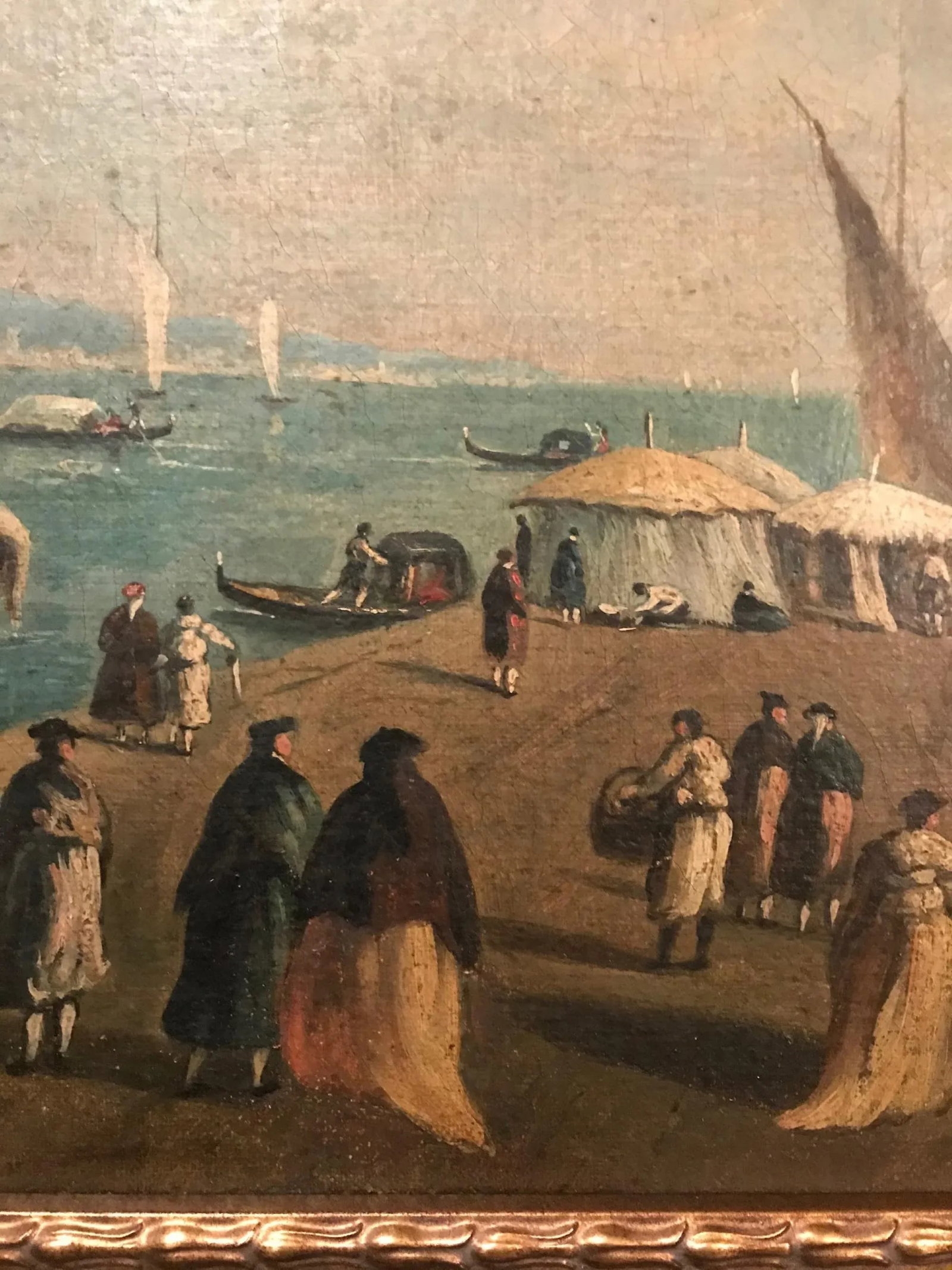 18th Century Giacomo Guardi Old Master Painting of Venetian Lagoon - 3