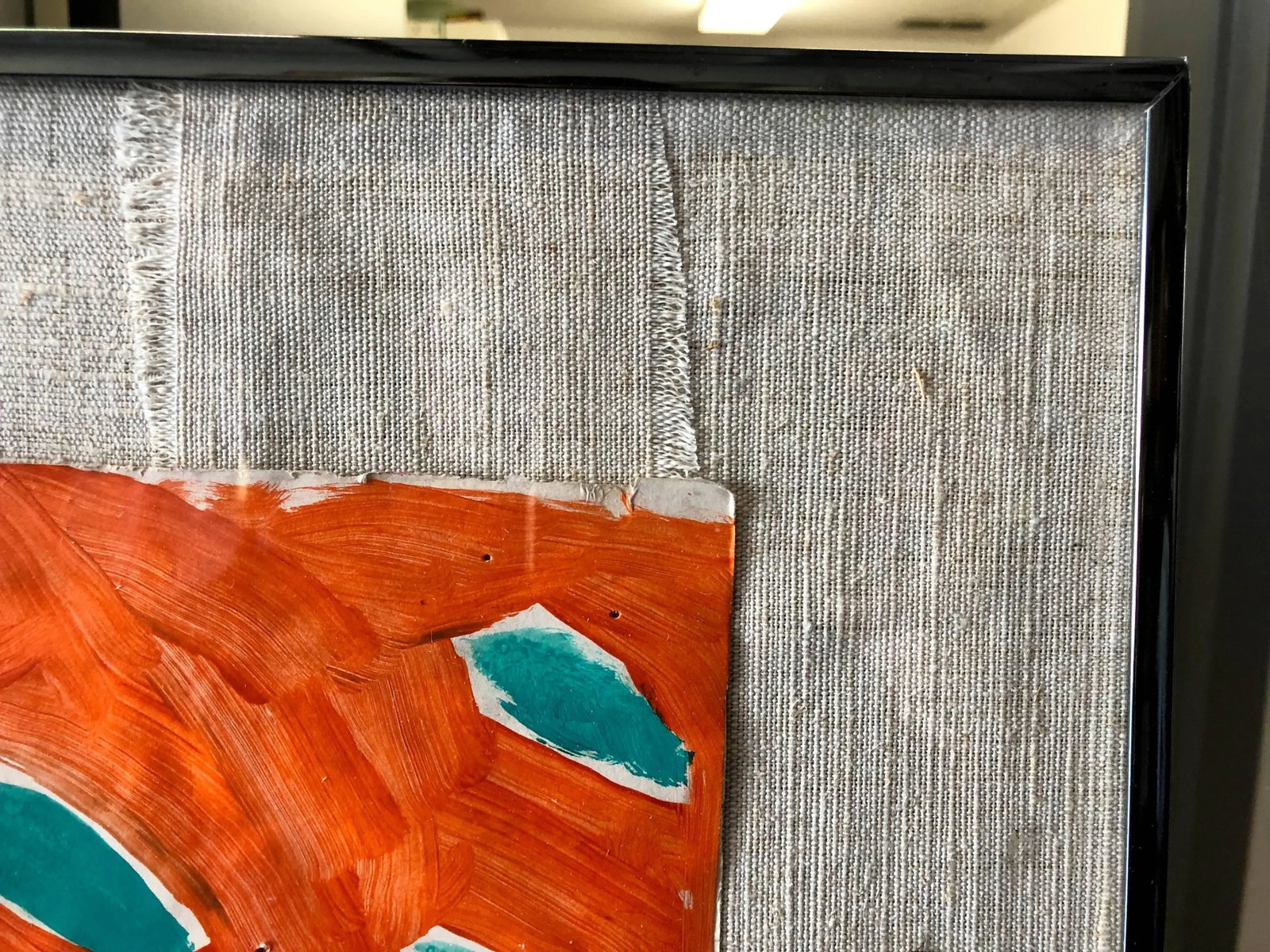 "Untitled" by Michael Paulson, 1980s Collage, Framed - 11