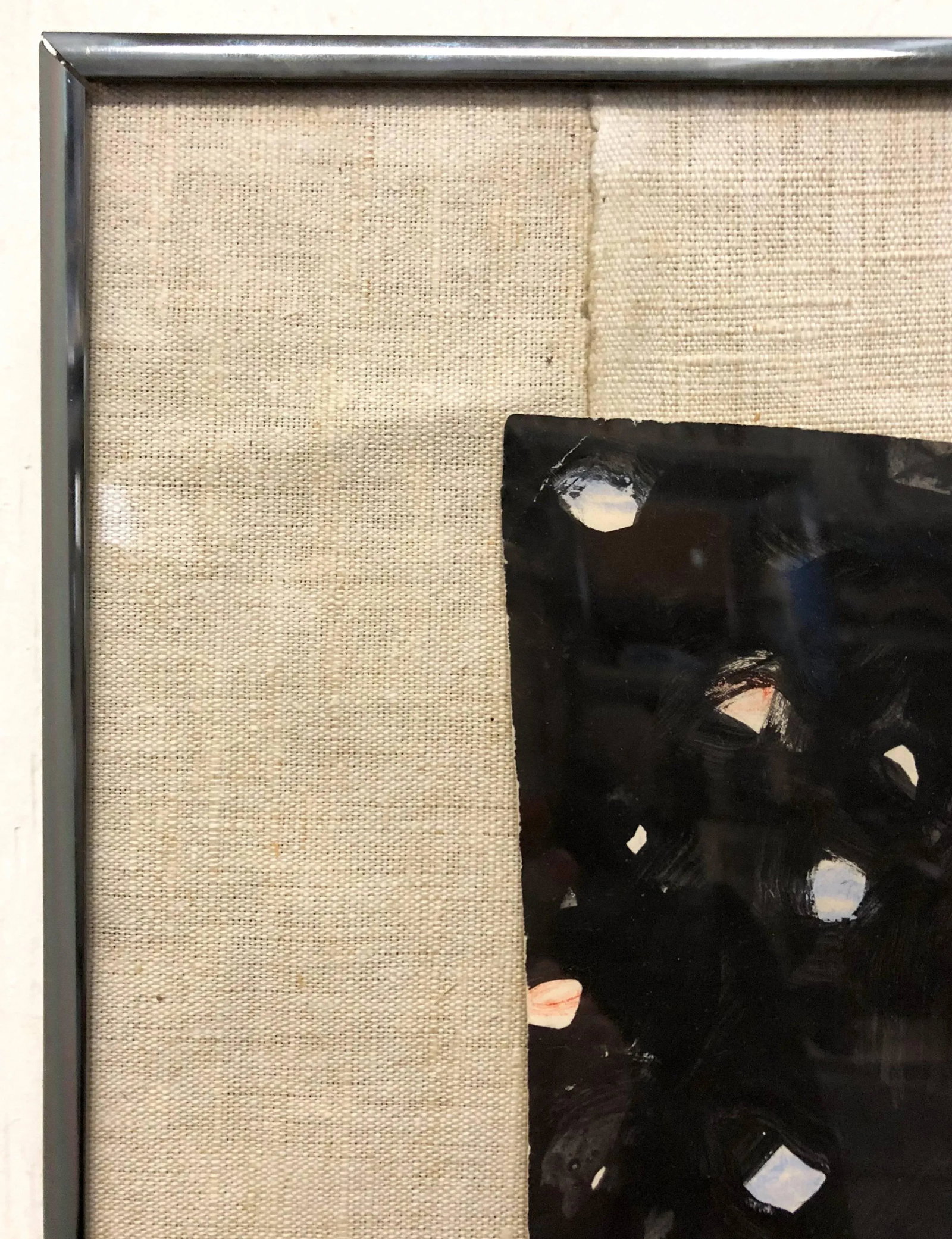 "Untitled" by Michael Paulson, 1980s Collage, Framed - 12