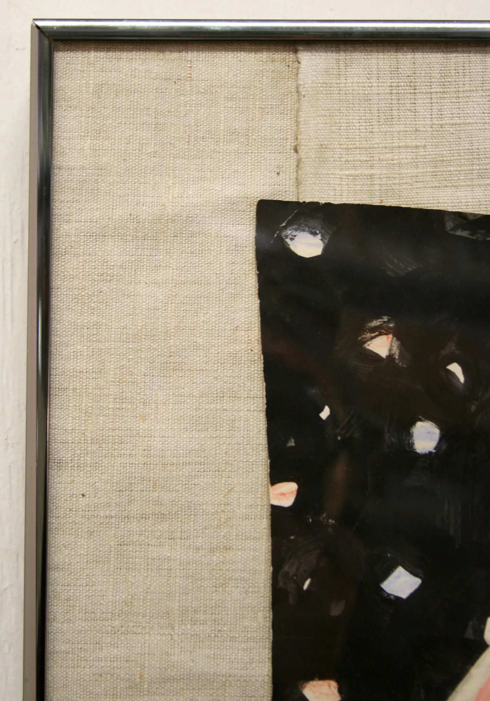 "Untitled" by Michael Paulson, 1980s Collage, Framed - 3