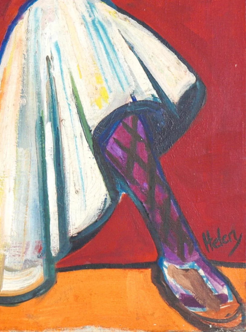 Topanga Canyon Woman 20th Century Oil - 2