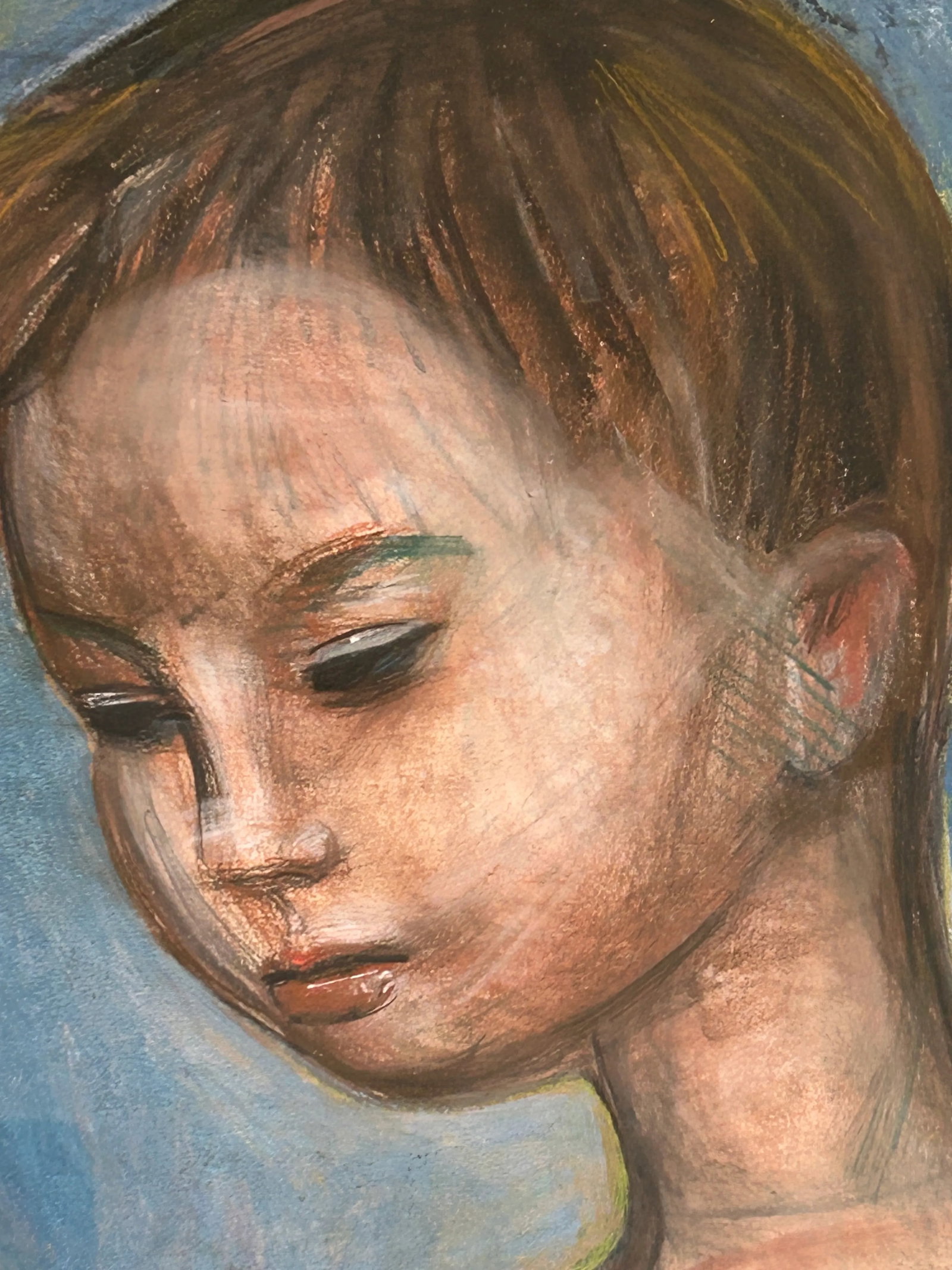 Josef Presser Signed Original Painting New York Expressionism Young Boy - 2