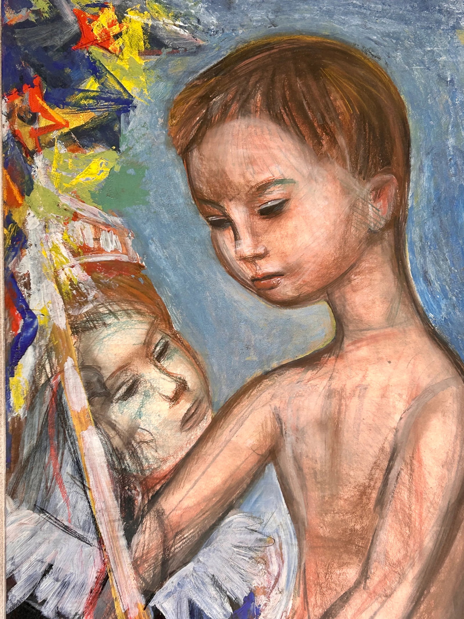 Josef Presser Signed Original Painting New York Expressionism Young Boy - 6
