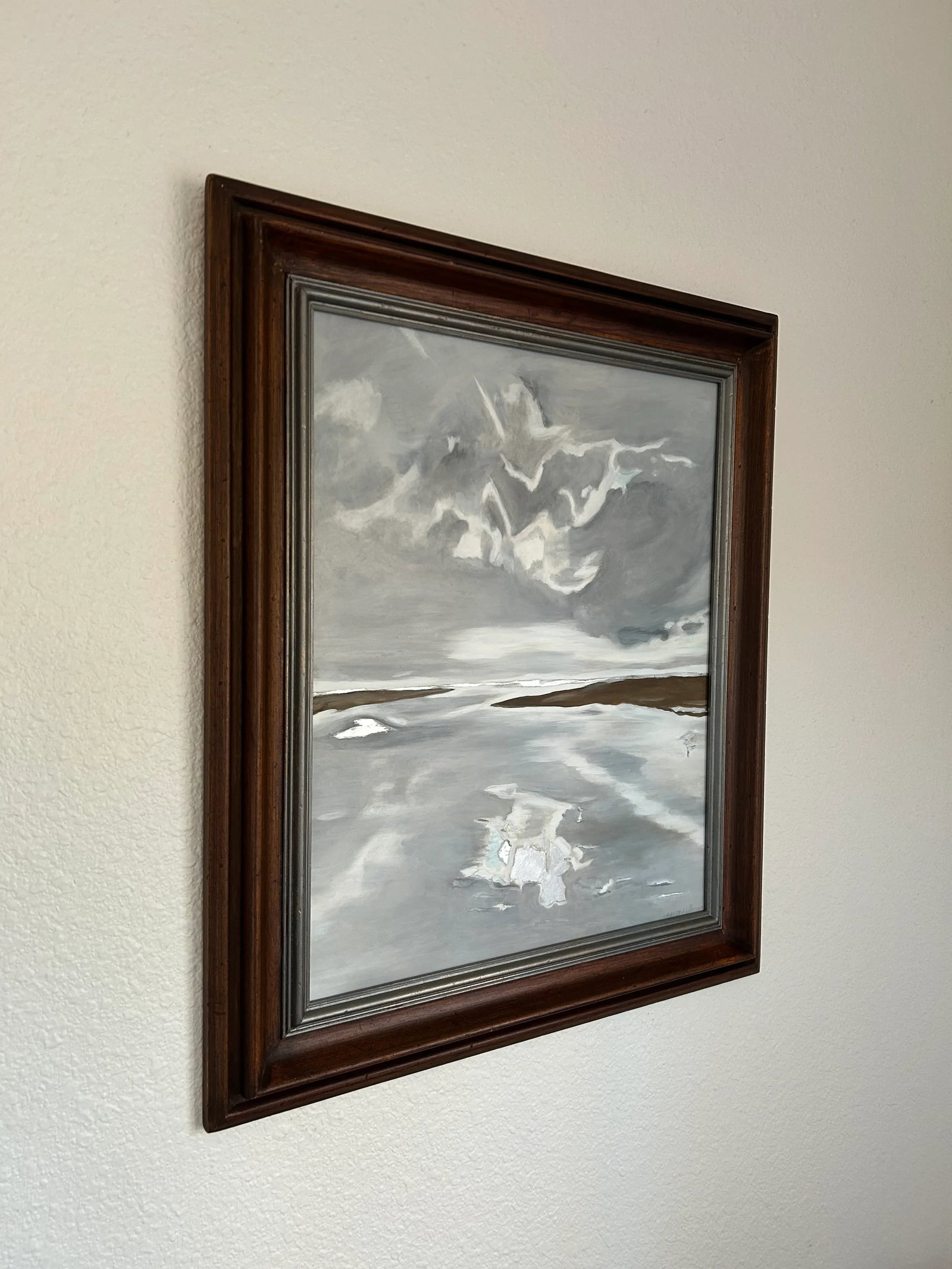 Bolinas Lagoon, Original Oil Painting, Framed - 3