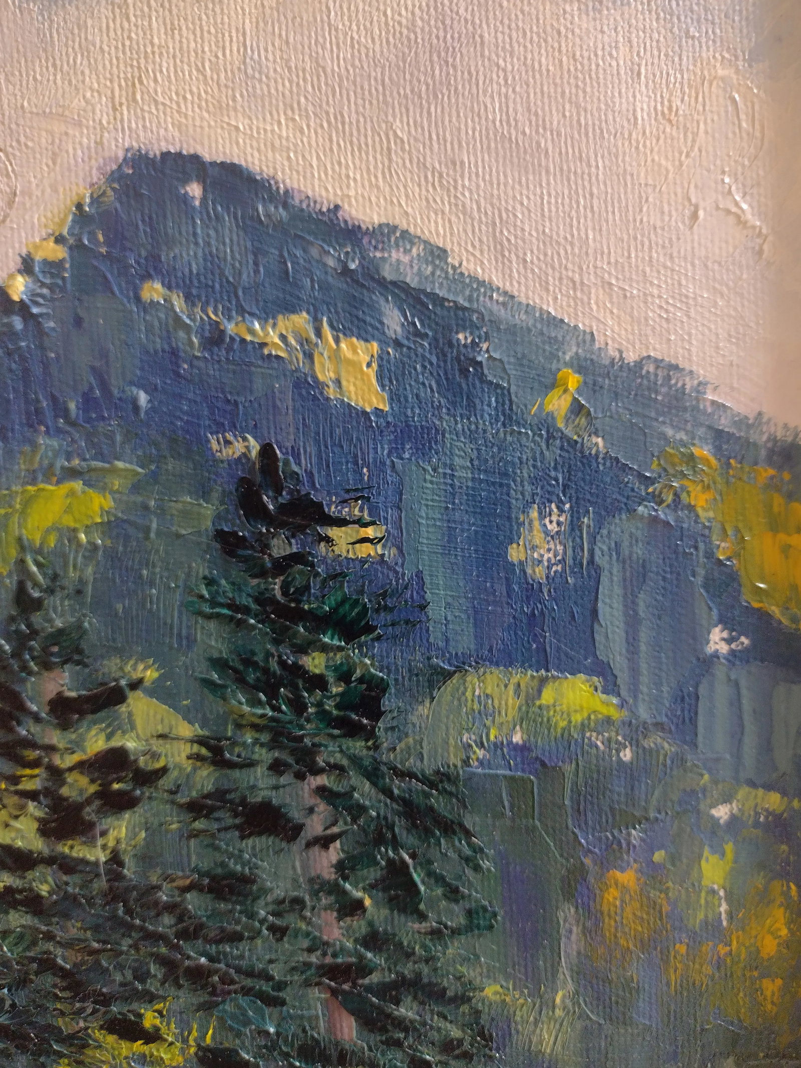 Original Oil Painting "Aspens Turning" by Anita Blythe Plein Air Landscape - 7